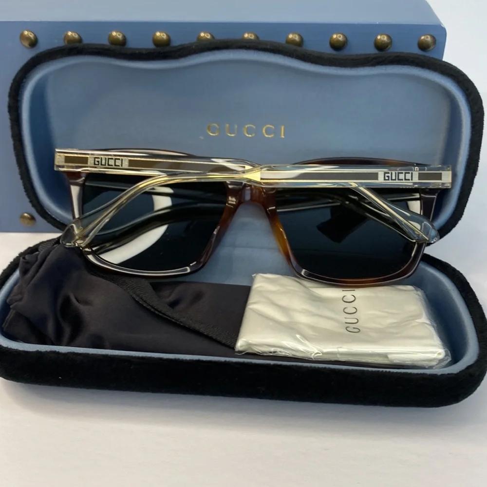 New - Gucci GG0558S 003 56 Men's Sunglasses